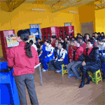 北京酒店给蒲公英学校学生上食品卫生课